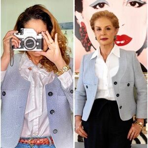 Carolina Herrera short blazer